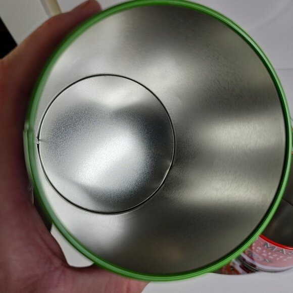 Canadian Tire Moto-Master Oil Red Green Tin Coin Bank Set Promotional Item Decor - Picture 11 of 13